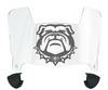 Georgia Bulldogs Mini Football Helmet Visor Shield w/ Clips - PICK VISOR & LOGO COLOR