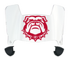 Georgia Bulldogs Mini Football Helmet Visor Shield w/ Clips - PICK VISOR & LOGO COLOR