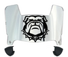 Georgia Bulldogs Mini Football Helmet Visor Shield w/ Clips - PICK VISOR & LOGO COLOR