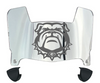 Georgia Bulldogs Mini Football Helmet Visor Shield w/ Clips - PICK VISOR & LOGO COLOR