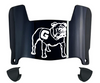 Georgia Bulldogs Mini Football Helmet Visor Shield w/ Clips - PICK VISOR & LOGO COLOR