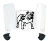 Georgia Bulldogs Mini Football Helmet Visor Shield w/ Clips - PICK VISOR & LOGO COLOR