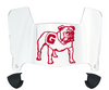 Georgia Bulldogs Mini Football Helmet Visor Shield w/ Clips - PICK VISOR & LOGO COLOR