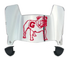 Georgia Bulldogs Mini Football Helmet Visor Shield w/ Clips - PICK VISOR & LOGO COLOR