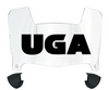 Georgia Bulldogs Mini Football Helmet Visor Shield w/ Clips - PICK VISOR & LOGO COLOR