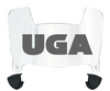 Georgia Bulldogs Mini Football Helmet Visor Shield w/ Clips - PICK VISOR & LOGO COLOR