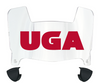 Georgia Bulldogs Mini Football Helmet Visor Shield w/ Clips - PICK VISOR & LOGO COLOR