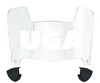 Georgia Bulldogs Mini Football Helmet Visor Shield w/ Clips - PICK VISOR & LOGO COLOR