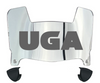Georgia Bulldogs Mini Football Helmet Visor Shield w/ Clips - PICK VISOR & LOGO COLOR