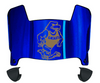 Georgia Southern Eagles Mini Football Helmet Visor Shield w/ Clips - PICK VISOR & LOGO COLOR