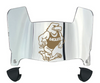 Georgia Southern Eagles Mini Football Helmet Visor Shield w/ Clips - PICK VISOR & LOGO COLOR