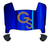 Georgia Southern Eagles Mini Football Helmet Visor Shield w/ Clips - PICK VISOR & LOGO COLOR