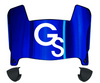 Georgia Southern Eagles Mini Football Helmet Visor Shield w/ Clips - PICK VISOR & LOGO COLOR