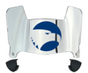 Georgia Southern Eagles Mini Football Helmet Visor Shield w/ Clips - PICK VISOR & LOGO COLOR