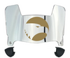 Georgia Southern Eagles Mini Football Helmet Visor Shield w/ Clips - PICK VISOR & LOGO COLOR