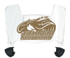 Georgia Southern Eagles Mini Football Helmet Visor Shield w/ Clips - PICK VISOR & LOGO COLOR