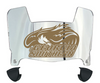 Georgia Southern Eagles Mini Football Helmet Visor Shield w/ Clips - PICK VISOR & LOGO COLOR
