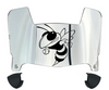 Georgia Tech Yellow Jackets Mini Football Helmet Visor Shield w/ Clips - PICK VISOR & LOGO COLOR