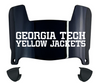 Georgia Tech Yellow Jackets Mini Football Helmet Visor Shield w/ Clips - PICK VISOR & LOGO COLOR