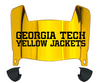 Georgia Tech Yellow Jackets Mini Football Helmet Visor Shield w/ Clips - PICK VISOR & LOGO COLOR
