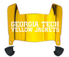 Georgia Tech Yellow Jackets Mini Football Helmet Visor Shield w/ Clips - PICK VISOR & LOGO COLOR
