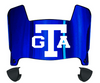 Georgia Tech Yellow Jackets Mini Football Helmet Visor Shield w/ Clips - PICK VISOR & LOGO COLOR