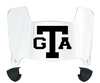 Georgia Tech Yellow Jackets Mini Football Helmet Visor Shield w/ Clips - PICK VISOR & LOGO COLOR