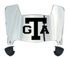 Georgia Tech Yellow Jackets Mini Football Helmet Visor Shield w/ Clips - PICK VISOR & LOGO COLOR