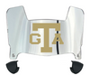 Georgia Tech Yellow Jackets Mini Football Helmet Visor Shield w/ Clips - PICK VISOR & LOGO COLOR