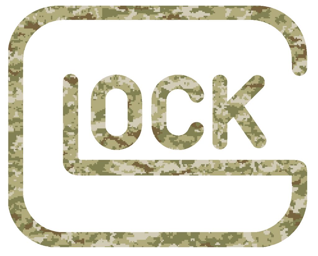 Glock CAMO Camouflage Premium DieCut Vinyl Decal PICK SIZE