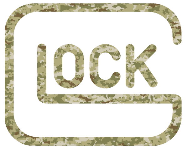 Glock CAMO Camouflage Premium DieCut Vinyl Decal PICK SIZE