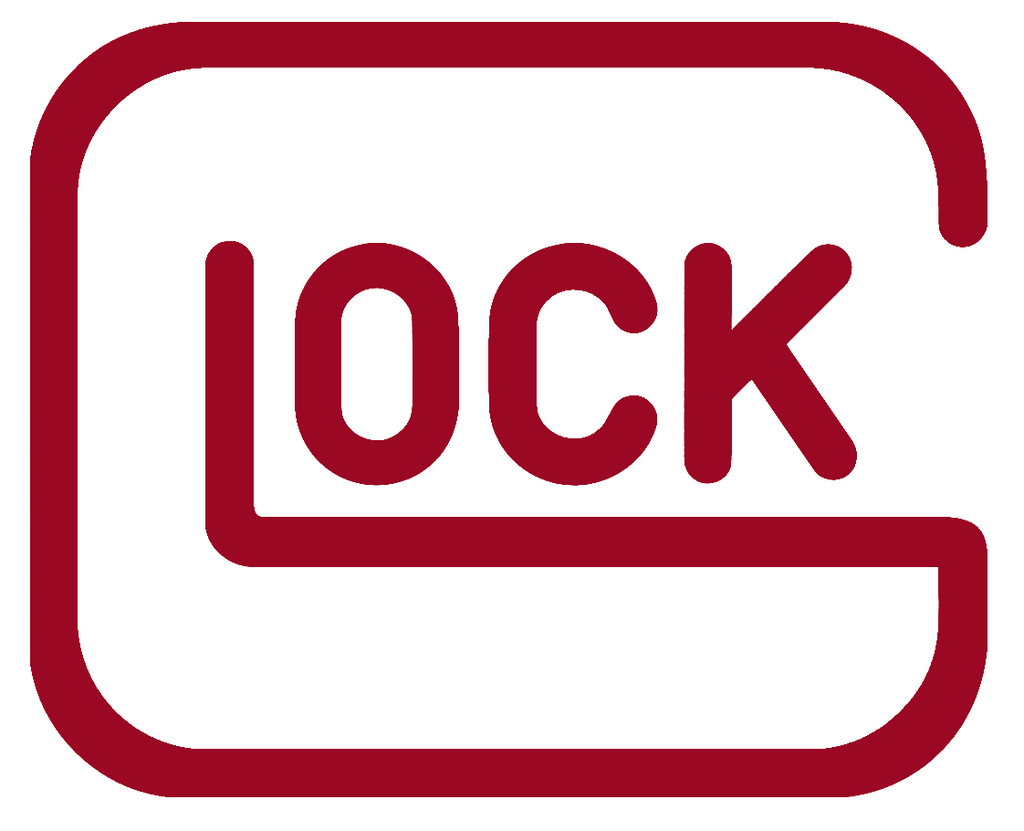 Glock DARK RED Premium DieCut Vinyl Decal PICK SIZE