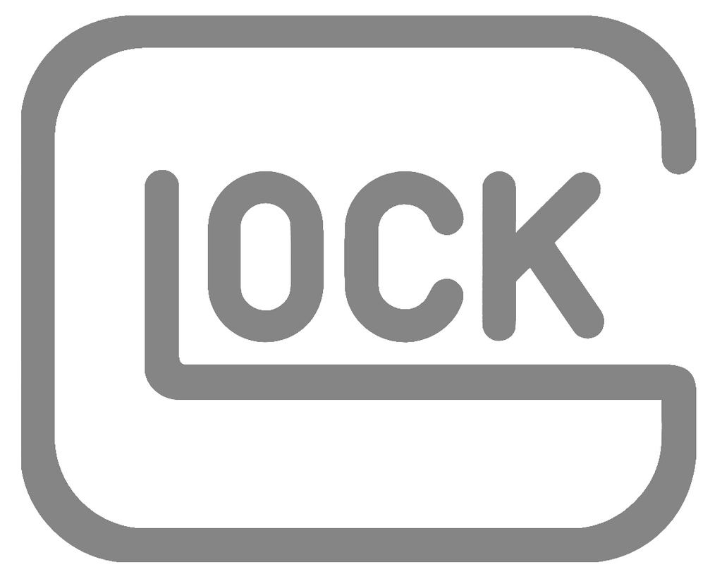 Glock GRAY Premium DieCut Vinyl Decal PICK SIZE
