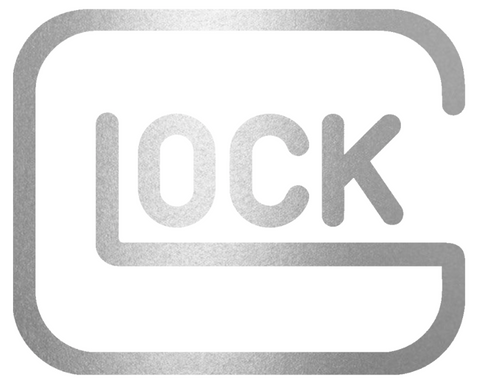 Glock Metallic Silver Premium DieCut Vinyl Decal PICK SIZE