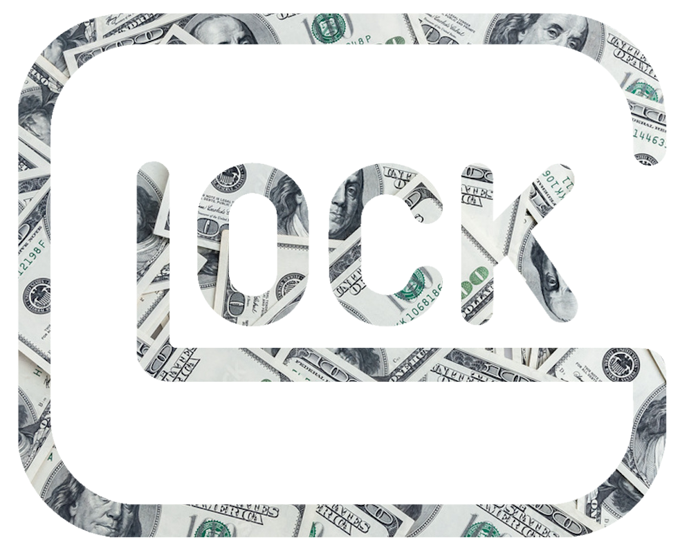 Glock Money Print Premium DieCut Vinyl Decal PICK SIZE