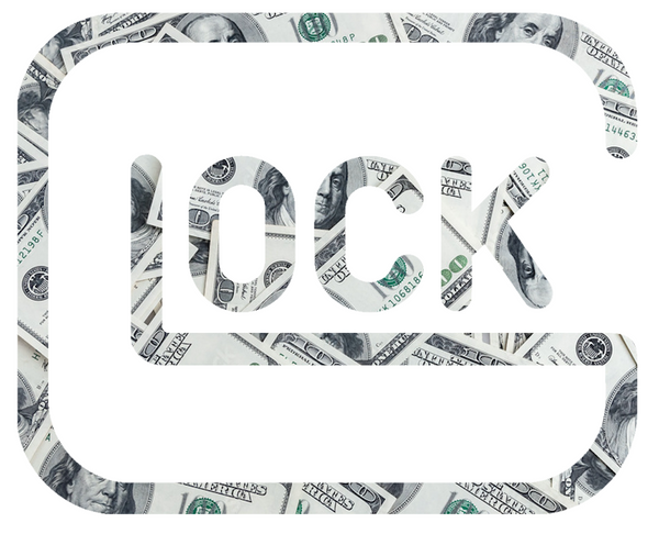 Glock Money Print Premium DieCut Vinyl Decal PICK SIZE