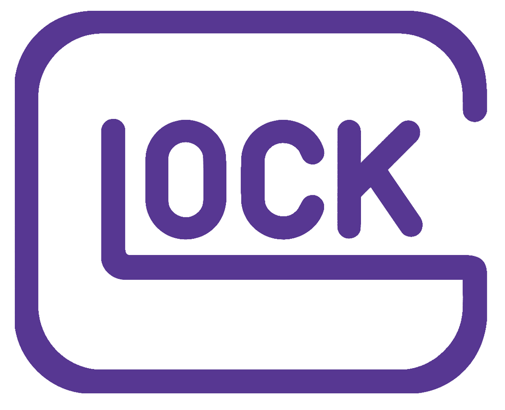 Glock PURPLE Premium DieCut Vinyl Decal PICK SIZE