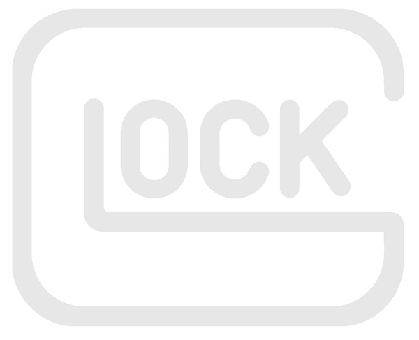 Glock WHITE Premium DieCut Vinyl Decal PICK SIZE