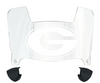 Grambling State Tigers Mini Football Helmet Visor Shield w/ Clips - PICK VISOR & LOGO COLOR