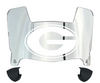 Grambling State Tigers Mini Football Helmet Visor Shield w/ Clips - PICK VISOR & LOGO COLOR