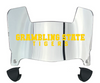 Grambling State Tigers Mini Football Helmet Visor Shield w/ Clips - PICK VISOR & LOGO COLOR