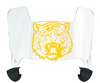 Grambling State Tigers Mini Football Helmet Visor Shield w/ Clips - PICK VISOR & LOGO COLOR