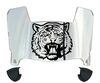 Grambling State Tigers Mini Football Helmet Visor Shield w/ Clips - PICK VISOR & LOGO COLOR