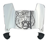 Grambling State Tigers Mini Football Helmet Visor Shield w/ Clips - PICK VISOR & LOGO COLOR