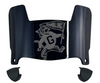 Grambling State Tigers Mini Football Helmet Visor Shield w/ Clips - PICK VISOR & LOGO COLOR