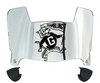 Grambling State Tigers Mini Football Helmet Visor Shield w/ Clips - PICK VISOR & LOGO COLOR
