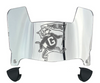 Grambling State Tigers Mini Football Helmet Visor Shield w/ Clips - PICK VISOR & LOGO COLOR