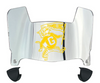 Grambling State Tigers Mini Football Helmet Visor Shield w/ Clips - PICK VISOR & LOGO COLOR
