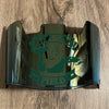 Green Bay Packers Full Size Football Helmet Visor Shield Gold Iridium Mirror w/ Clips - PICK LOGO COLOR