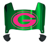 Green Bay Packers Limited Edition Mini Football Helmet Visor Shield w/ Clips - PICK VISOR & LOGO COLOR